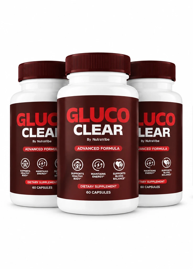 GlucoClear three-bottle bundle