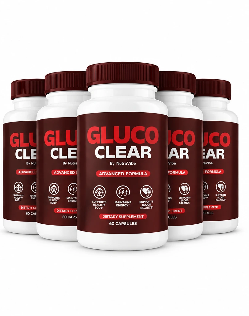 GlucoClear 6 Bottles package
