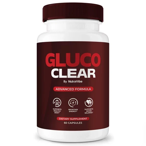 GlucoClear 1 Bottle package